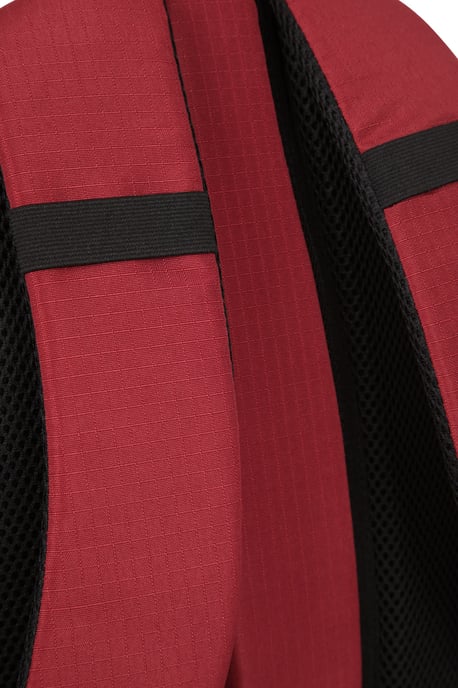 'Bolt' Unisex Backpack with Multiple Pockets Ripstop Fabric Everyday Rucksack Dark Red - Image 4