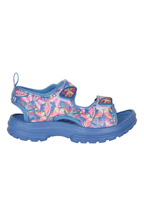'Sand' Kids Sandals with Touch Strap Fastening Summer Shoes Dark Blue - Image 2