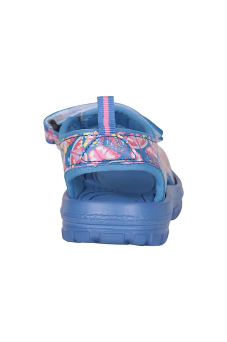 'Sand' Kids Sandals with Touch Strap Fastening Summer Shoes Dark Blue - Image 3