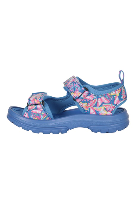 'Sand' Kids Sandals with Touch Strap Fastening Summer Shoes Dark Blue - Image 4