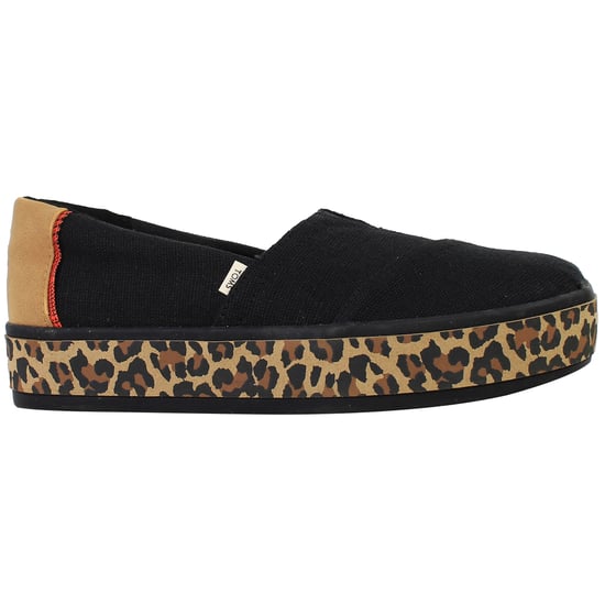 Toms Alpargata Boardwalk Womens Black Espadrilles - Image 1