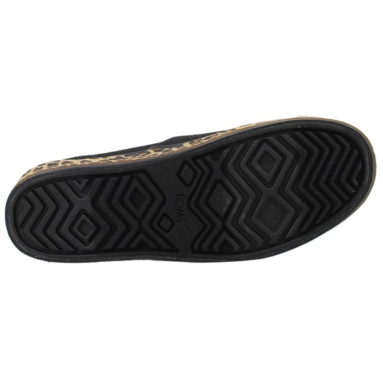 Toms Alpargata Boardwalk Womens Black Espadrilles - Image 5