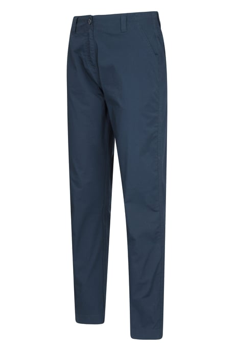 'Coastal' Women's Stretchy Trouser Soft Cotton Lightweight Breathable Pants Dark Blue - Image 2