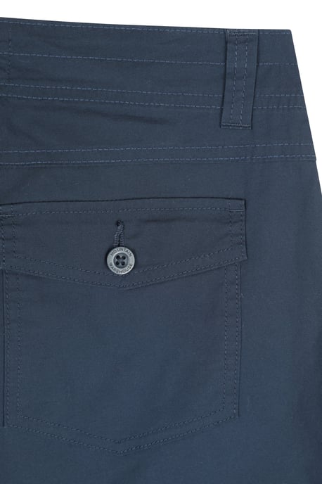 'Coastal' Women's Stretchy Trouser Soft Cotton Lightweight Breathable Pants Dark Blue - Image 4