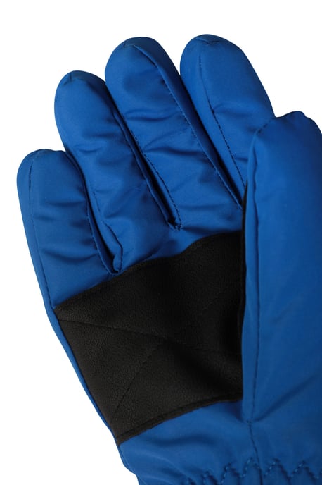 Kids Ski Gloves Warm Snowproof Water Resistant Textured Palm Winter Mittens Medium Blue - Image 4