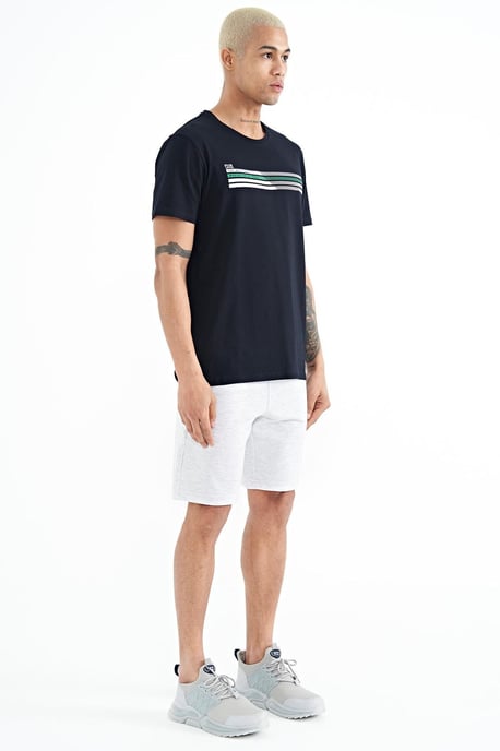 Men's Printed Fleece Sweat Shorts - Image 5