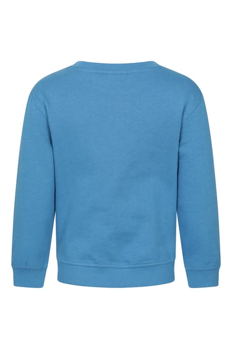 Kids Crew Neck Sweatshirt Casual Comfortable Lightweight Children's Pullover Top Blue/Navy - Image 3