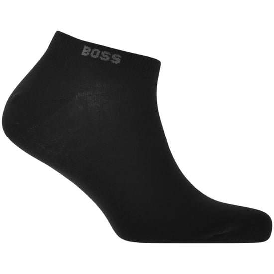 Boss Mens Ankle Socks 2 Pack Monogram Ankle Trainer Socks Stretchy Soft Cotton - Image 4