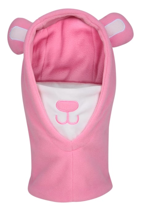 'Character' Kids Fleece Balaclava Lightweight Cosy Soft Warm Winter Accessory Pink - Image 1