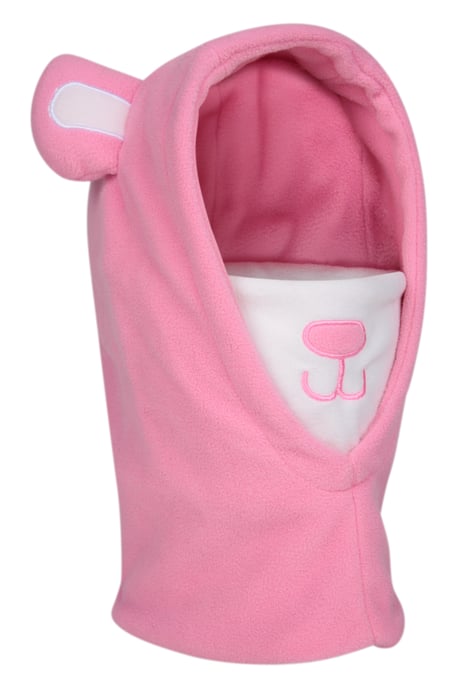 'Character' Kids Fleece Balaclava Lightweight Cosy Soft Warm Winter Accessory Pink - Image 2