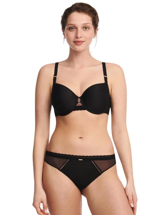C11ZN6 Chantelle Monogram Half Cup T Shirt Bra - - Image 5