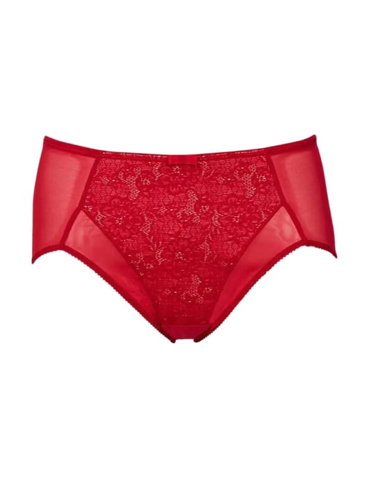 Berlei Beauty Everyday Minimiser Deep Brief - Passion Red - Image 3