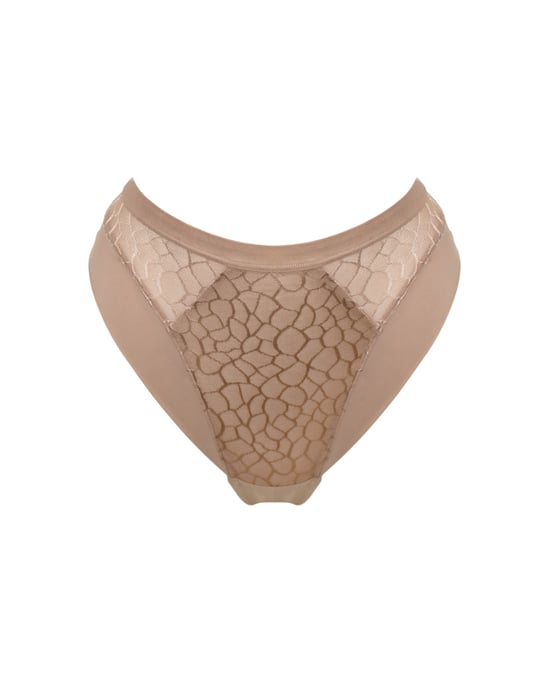 99503 Pour Moi Geo Sculpt High Leg Brief - - Image 3