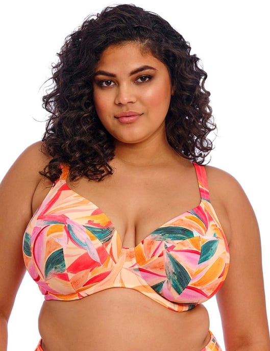 802502 Elomi Sancho Beach Plunge Bikini Top - - Image 1