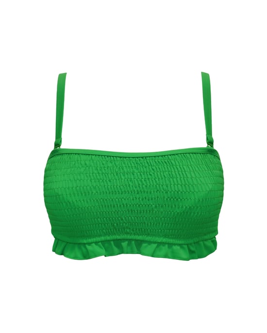 Pour Moi Free Spirit Strapless Bikini Top - Green - Image 3