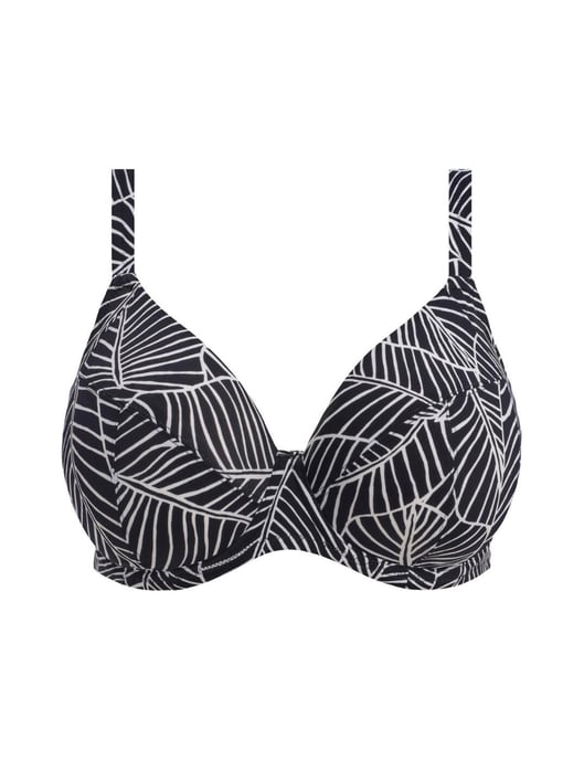 Elomi Kata Beach Underwired Plunge Bikini Top - Black - Image 3