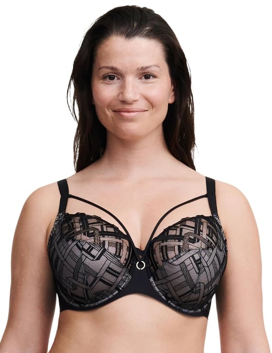C21S10 Chantelle Graphic Support Full Cup Bra - - Image 1
