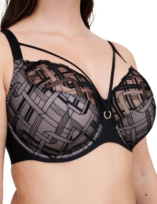 C21S10 Chantelle Graphic Support Full Cup Bra - - Image 4