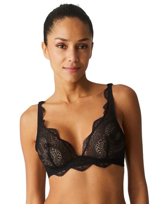 Simone Perele Karma Soft Cup Triangle Bra - Black - Image 1