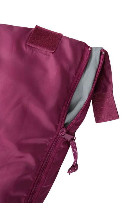 'Basecamp 200' Sleeping Bag with Two Way Zip Summer Camping Sack Bed Berry - Image 4