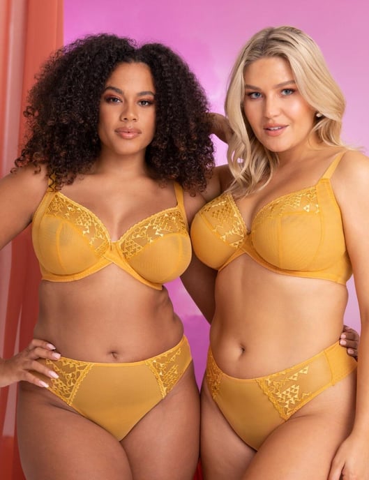 Curvy Kate Centre Stage Deep Thong - Turmeric - Image 4