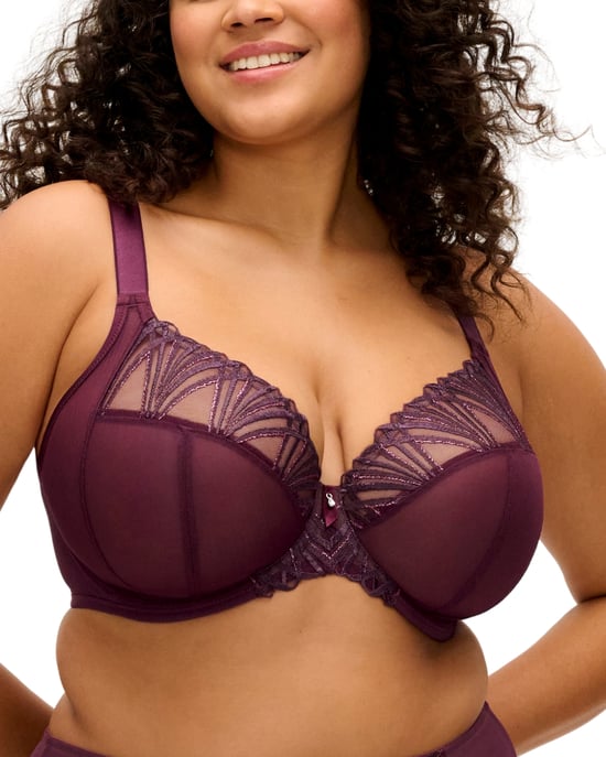 El303102 Elomi Reja Underwired Plunge Bra - - Image 5
