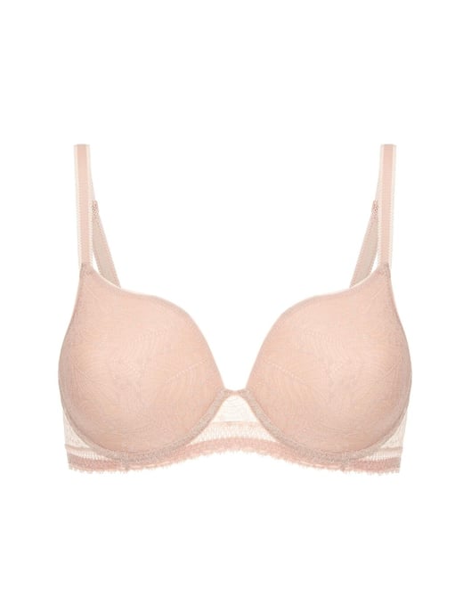 Simone Perele Comete Spacer Plunge Bra - Rose Sand - Image 4