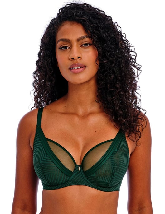 Freya Tailored High Apex Plunge Bra - Deep Emerald - Image 1