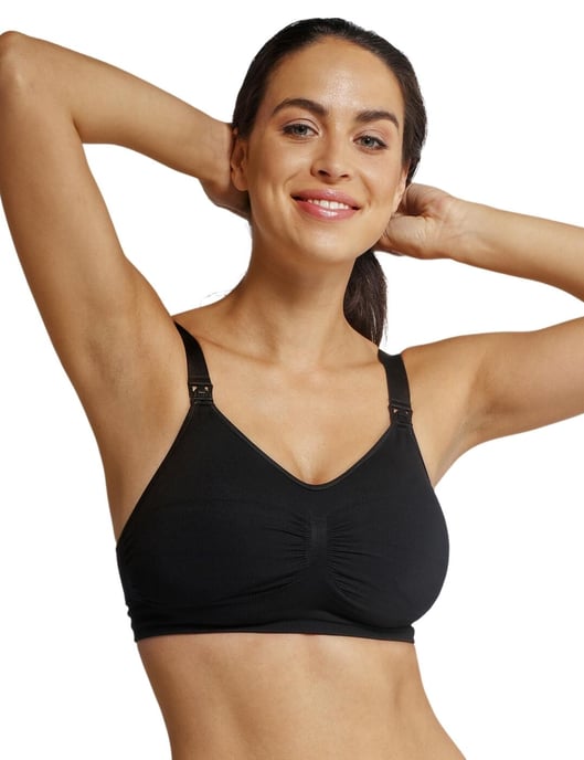 Carriwell Padded Maternity & Nursing Bra - Black - Image 1