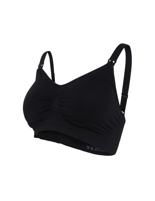 Carriwell Padded Maternity & Nursing Bra - Black - Image 4