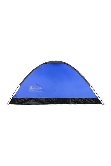 'Festival Fun' Unisex 2 Man Tent Sewn in Groundsheet Water Resistant Camping Accessory Blue - Image 5