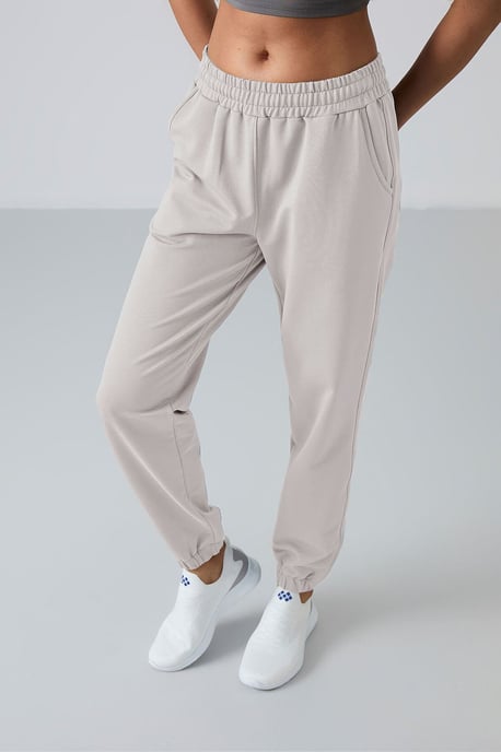 Dames Hoge Taille Ontspannen Fleece Joggingbroeken - Image 3