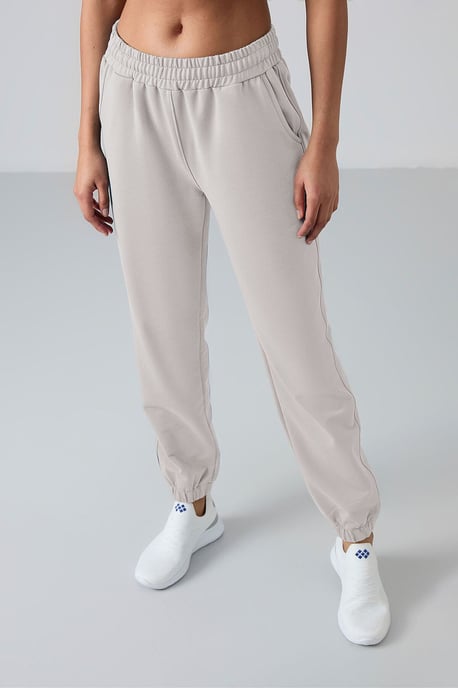 Dames Hoge Taille Ontspannen Fleece Joggingbroeken - Image 4