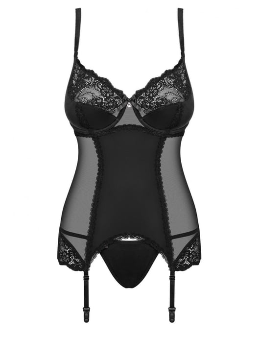 Obsessive Amallie Corset and Thong Set - - Image 4