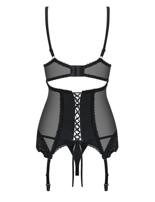 Obsessive Amallie Corset and Thong Set - - Image 5