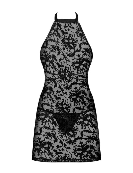 Obsessive Softily Chemise and Thong Set - - Image 4