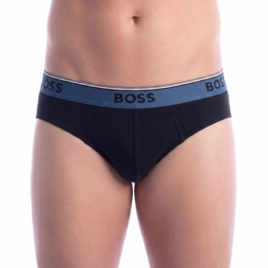 Verpakking van 3 Heren Elastische Katoenen Bokser Shorts 50554683 - Image 2