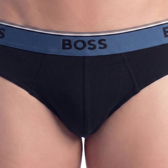 Verpakking van 3 Heren Elastische Katoenen Bokser Shorts 50554683 - Image 3