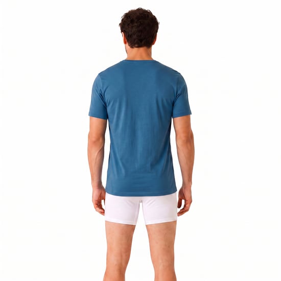 Pack of 3 Men's Short Sleeve Undershirts 50532470 - Image 4