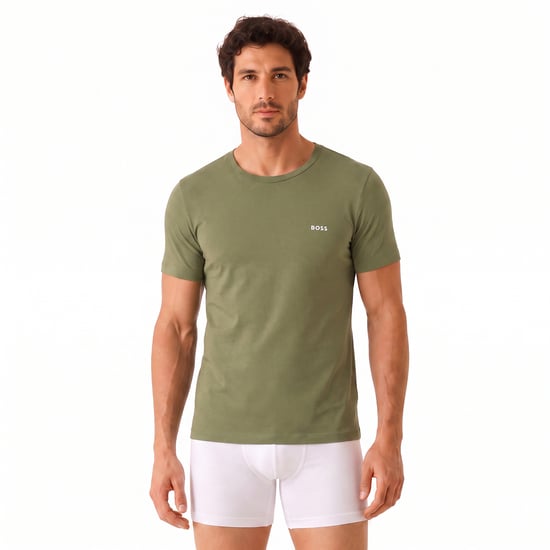 Pack of 3 Men's Short Sleeve Undershirts 50532470 - Image 5