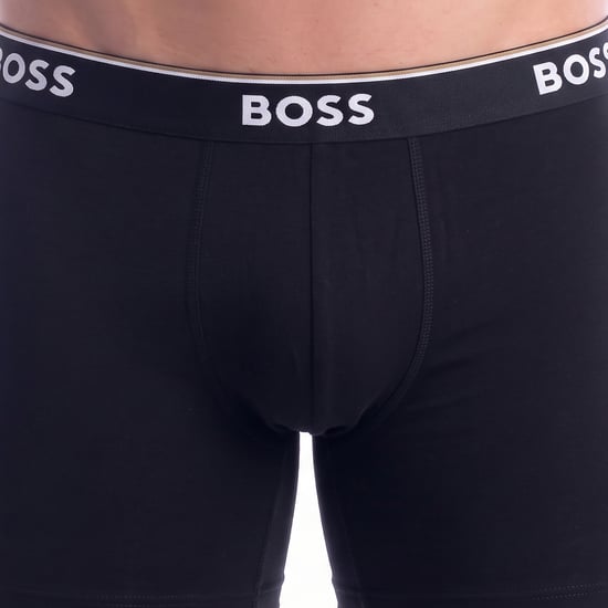 Verpakking van 3 heren elastische katoenen boxershorts 50538142 - Image 3