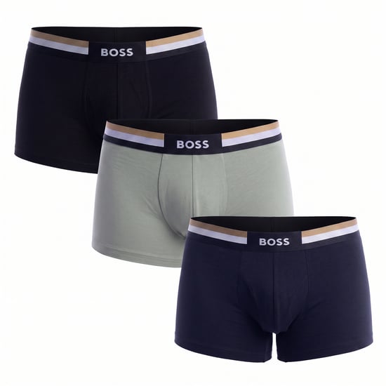 Verpakking van 3 Heren Katoenen Boxershorts 50516542 - Image 1