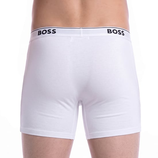 Pack of 3 Men's Elastic Cotton Boxer Shorts 50538142 - Image 6