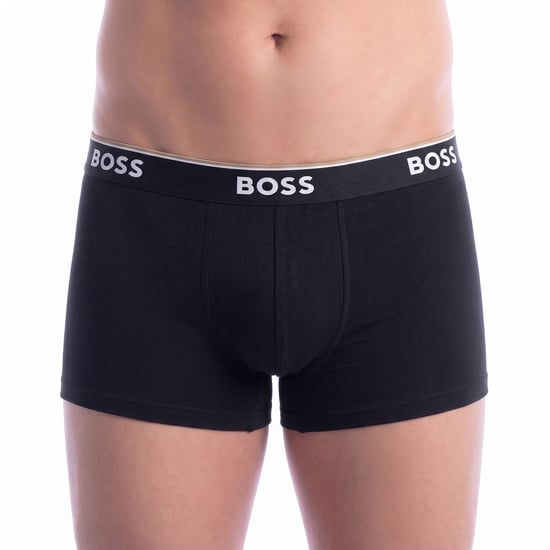 Verpakking van 3 Heren Elastische Katoenen Boxershorts 50554443 - Image 2
