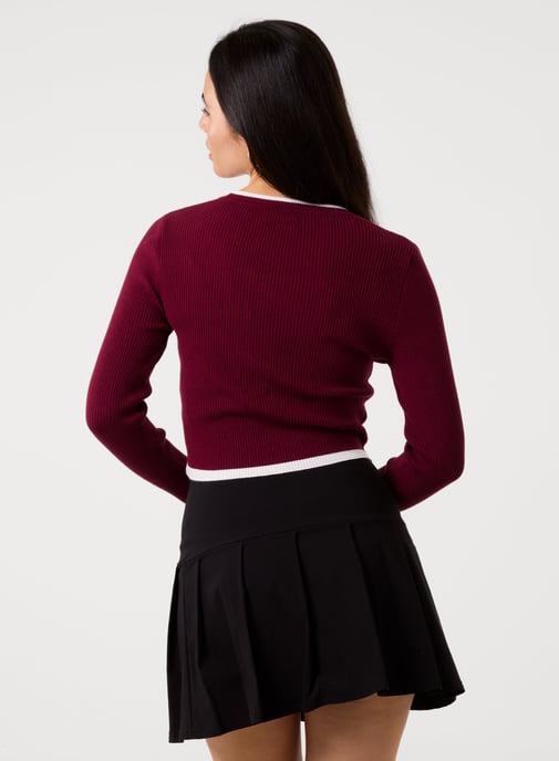 Contrast Knitted Jumper - Image 4