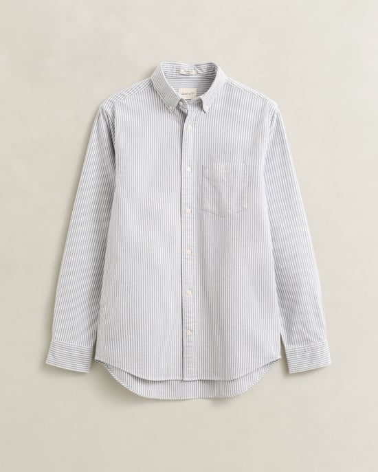 Regular Fit Long Sleeve Logo Detail Shirt - Image 2