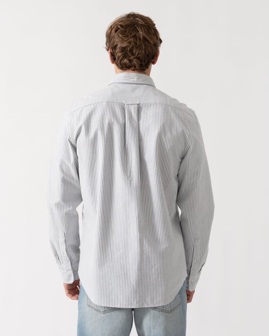 Regular Fit Long Sleeve Logo Detail Shirt - Image 3