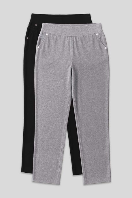 Dames Katoenen Mix Sweatpants - Image 1