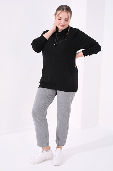 Dames Katoenen Mix Sweatpants - Image 2
