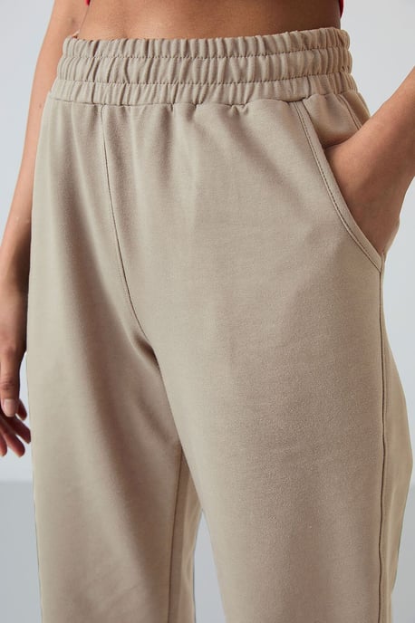 Dames Hoge Taille Ontspannen Fleece Joggingbroeken - Image 5